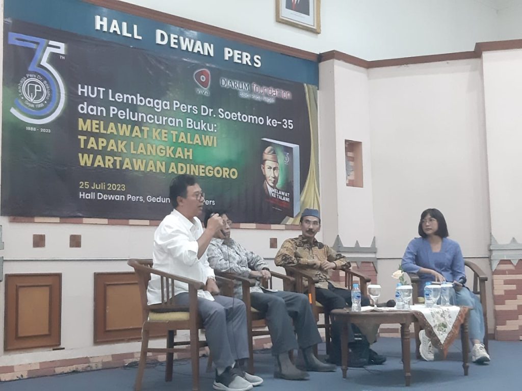 Peringati Usia ke-35, LPDS Terbitkan Riwayat Tokoh Pers Adinegoro